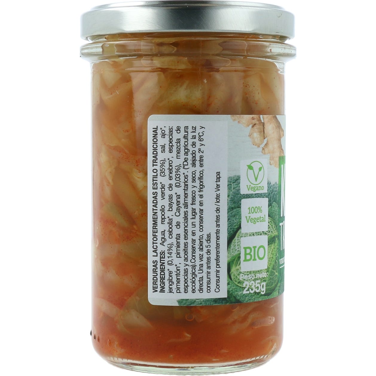 Vegetalia Lactofermentado Kimchi Tradicional 285g