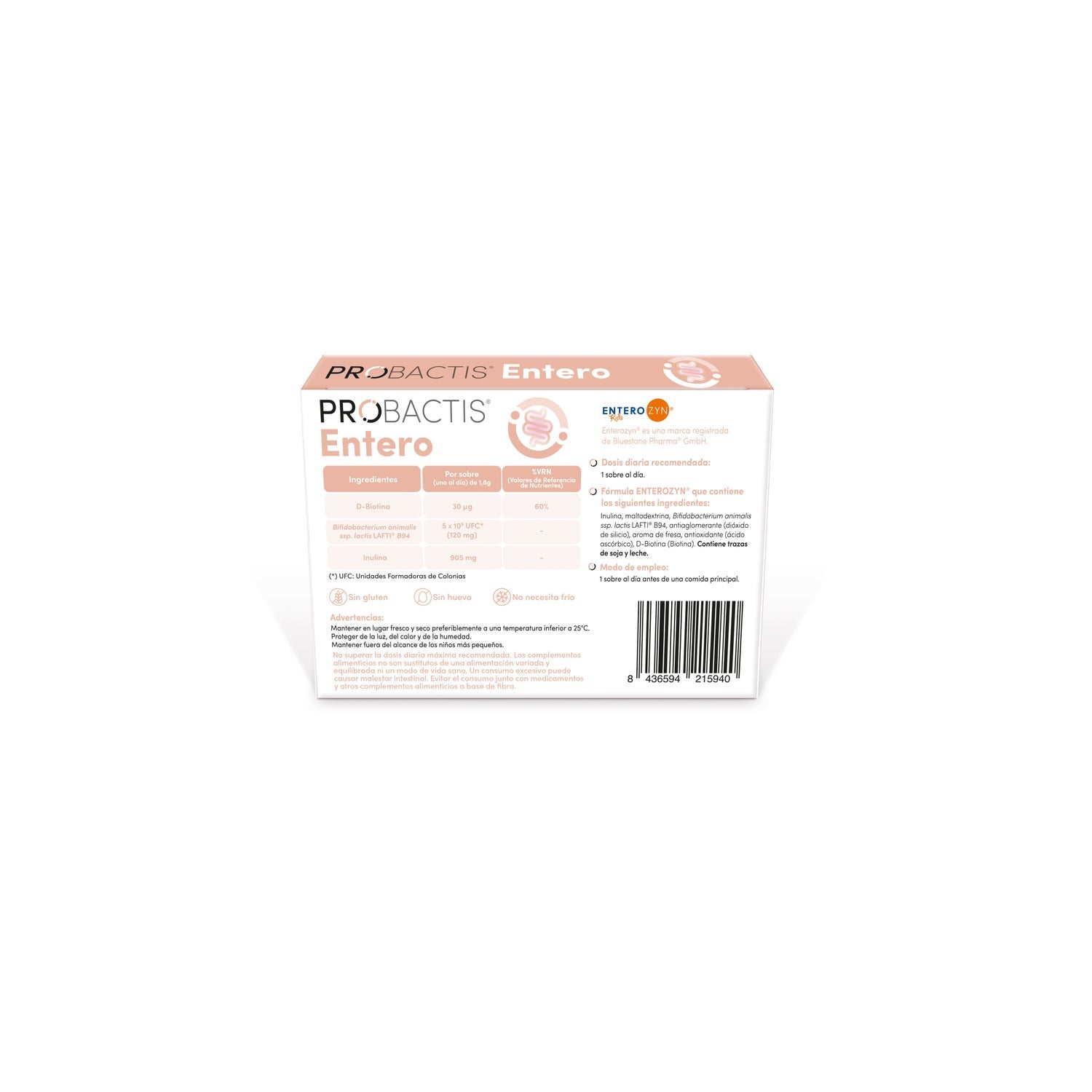 Probactis Entero Kids Fresa 8x1,8g