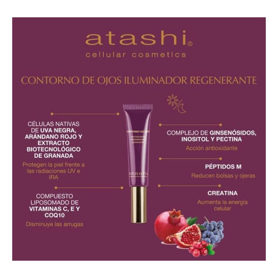 Atashi Terapia Antioxidante Longévité Contorno de Ojos 15ml