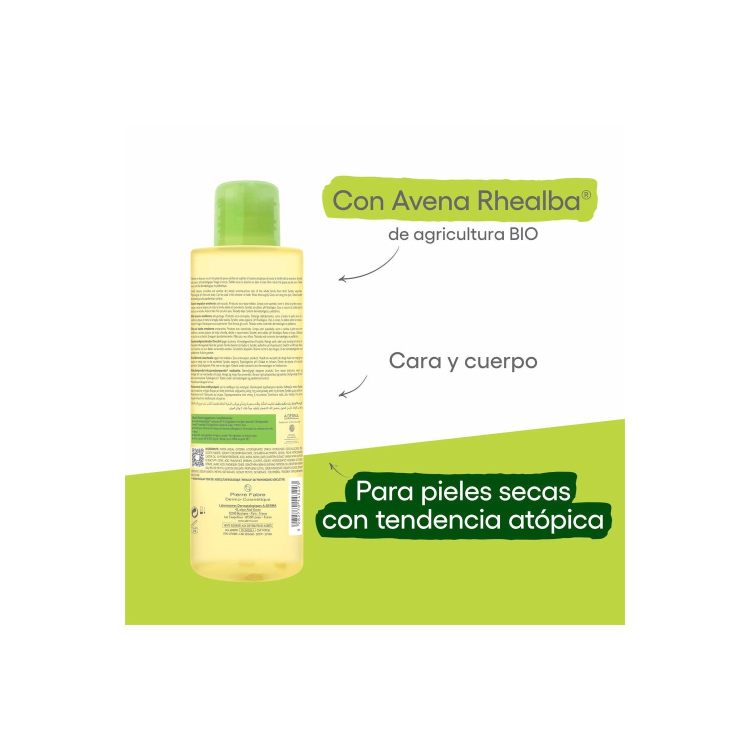 A-Derma Exomega Control Aceite Limpiador 500ml