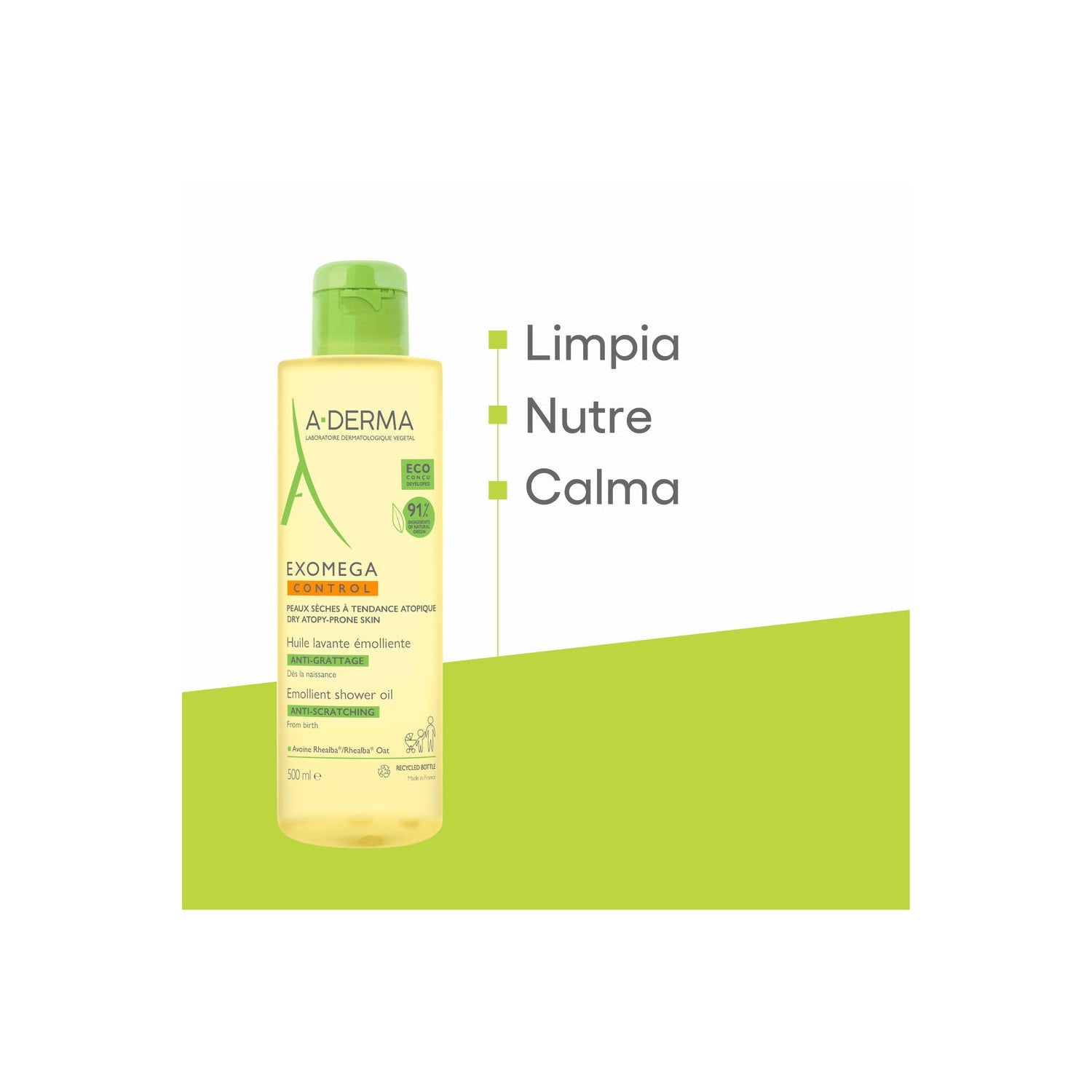 A-Derma Exomega Control Aceite Limpiador 500ml