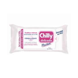Chilly® Pocket toallitas delicado 12uds