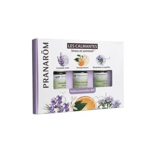 Pranarôm Cofre Los Calmantes Aceites Esenciales BIO 3x5ml