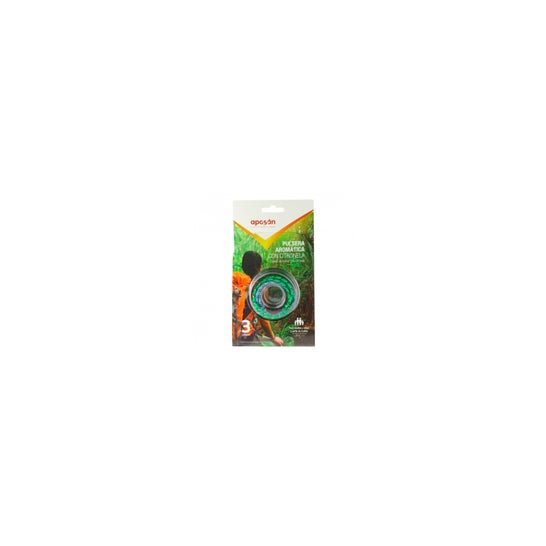 Aposan Pulsera Aromatica Cordón Citronela