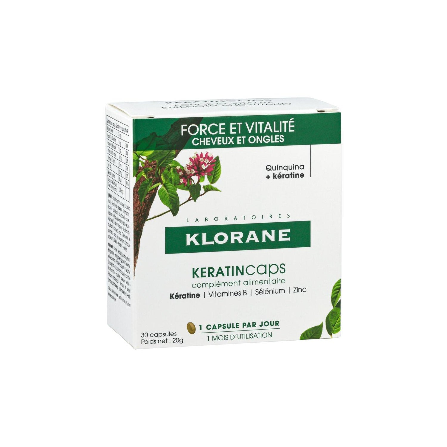 Klorane Keratincaps 30caps