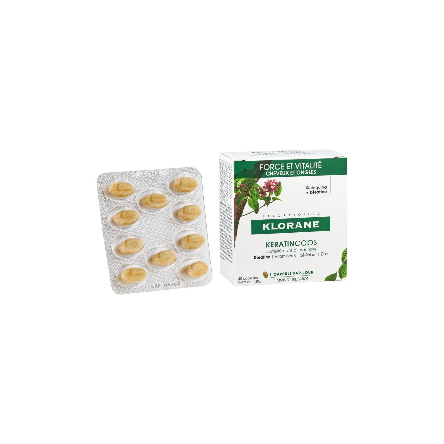 Klorane Keratincaps 30caps