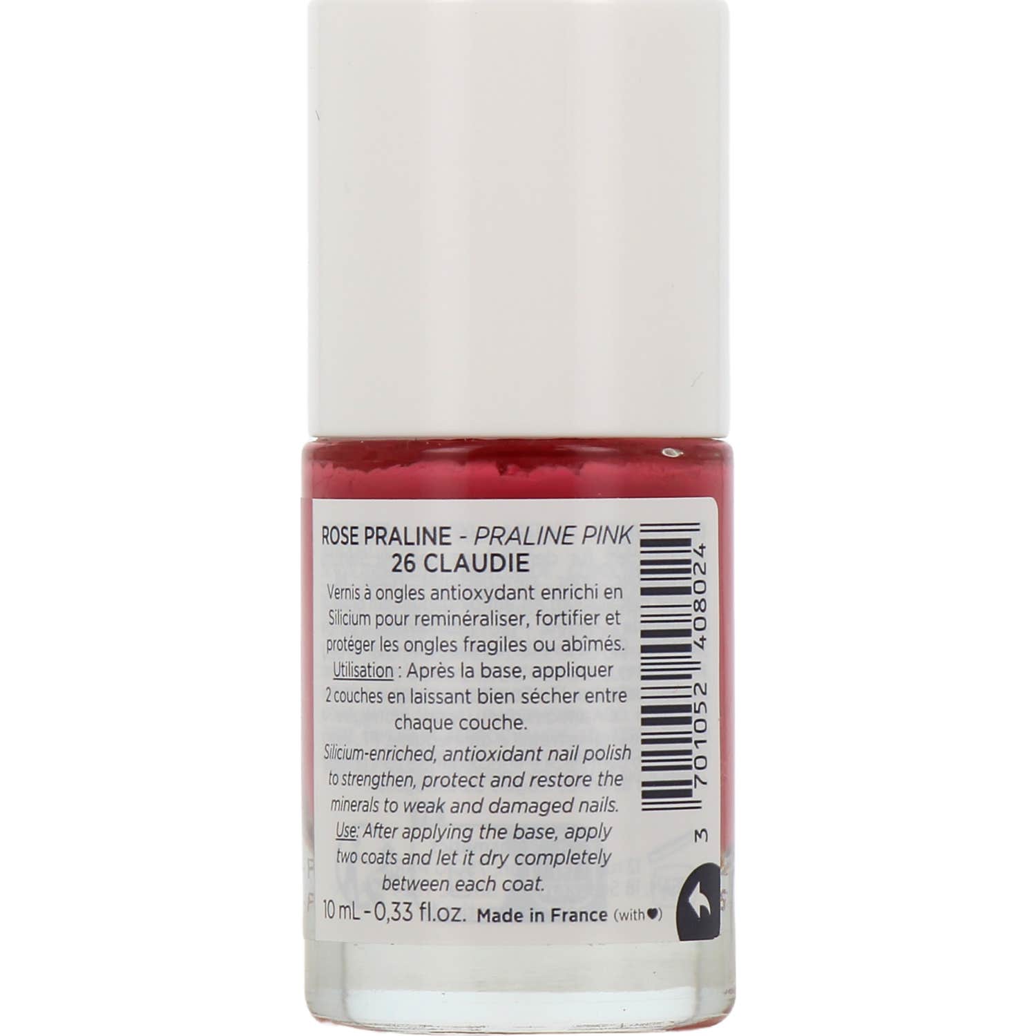 Même Silicium & Antioxidants Esmalte Rosa Praline 26 Claudie 10 ml