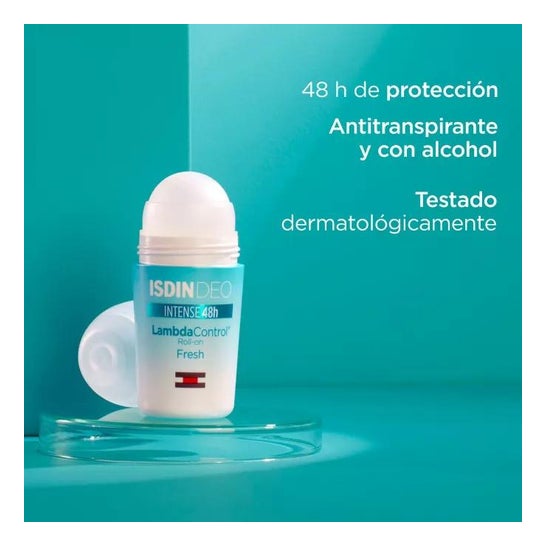 ISDIN Deo Lambda Control Intense 48h Fresh Roll-on 2x50ml