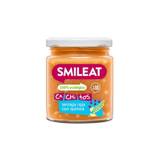 Smileat Tarrito Ecológico CA-CHI-TOS de Lenteja Roja con Quinoa 230g