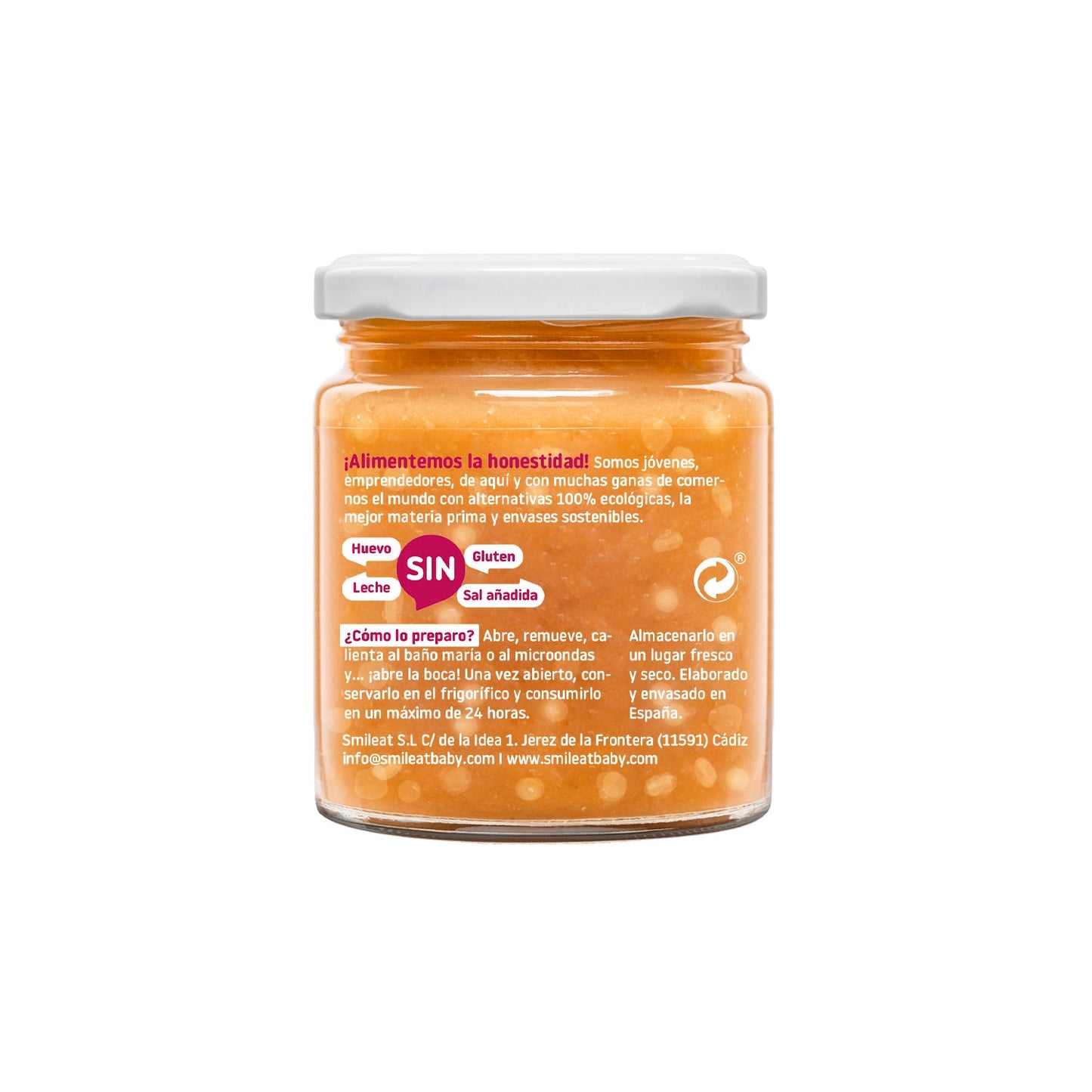 Smileat Tarrito Ecológico CA-CHI-TOS de Lenteja Roja con Quinoa 230g