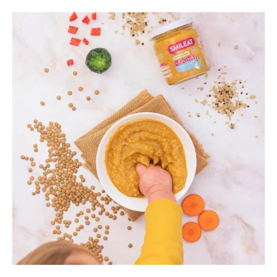 Smileat Tarrito Ecológico CA-CHI-TOS de Lenteja Roja con Quinoa 230g