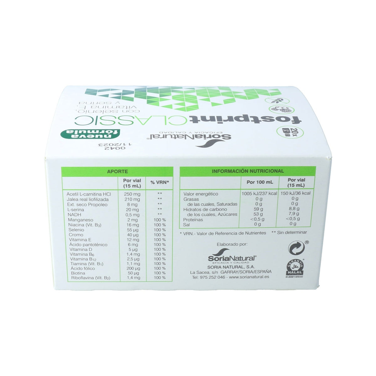Soria Natural® FostPrint Classic 20amp