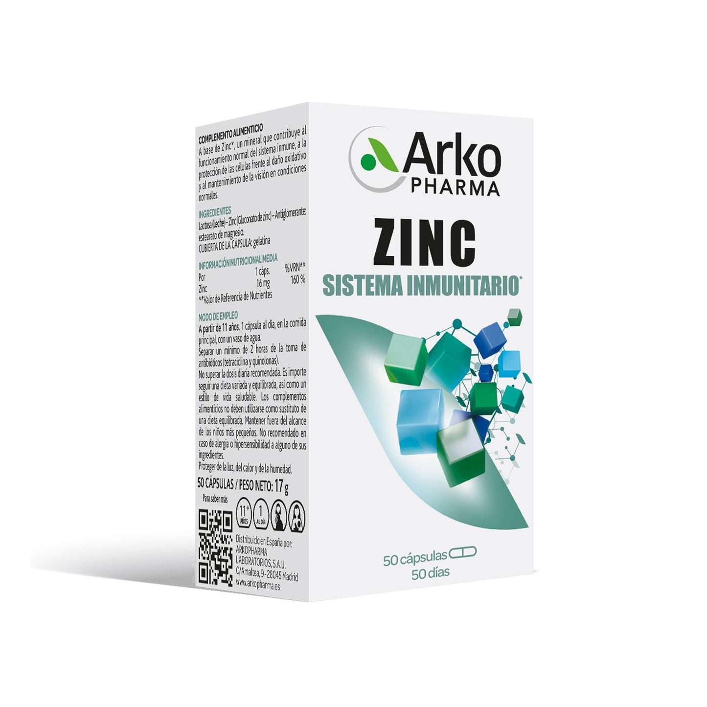 Arkopharma Zinc 50caps
