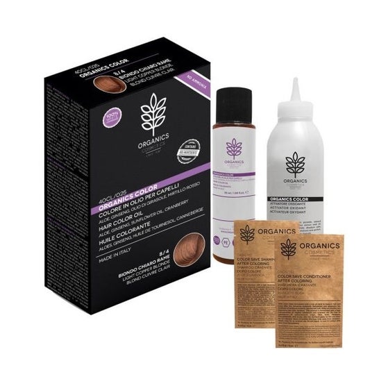 Organics Pharm Kit Organics Color 8/4 Rubio Claro Cobrizo