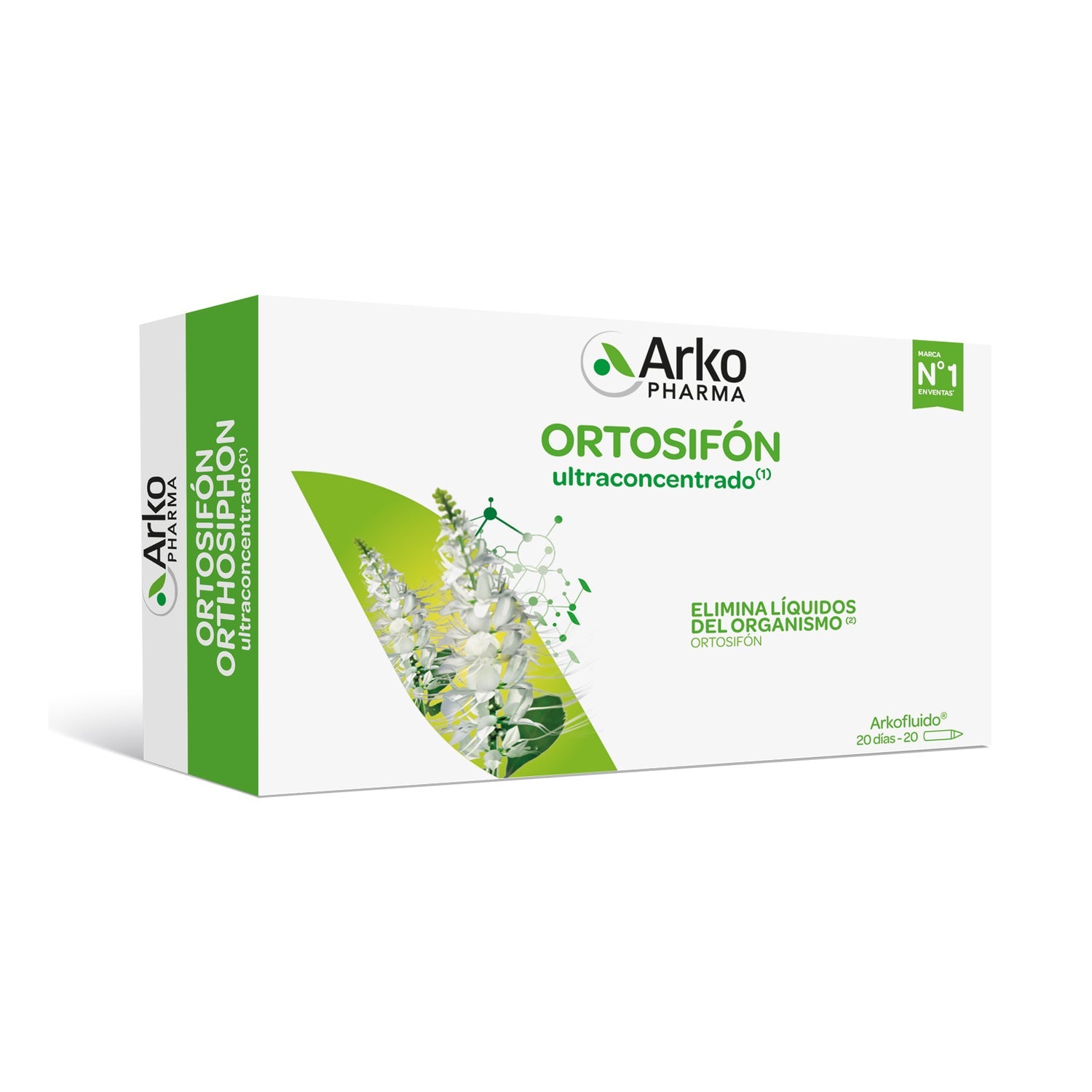 Arkopharma Arkofluido Ortosifón 20 ampollas