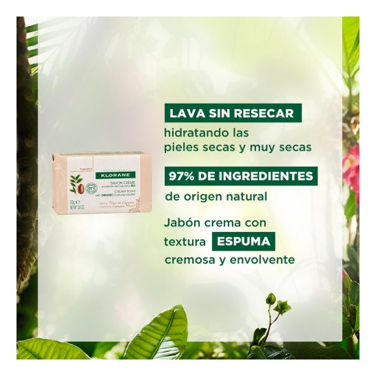 Klorane Jabón Crema Flor de Cupuaçu 100 g