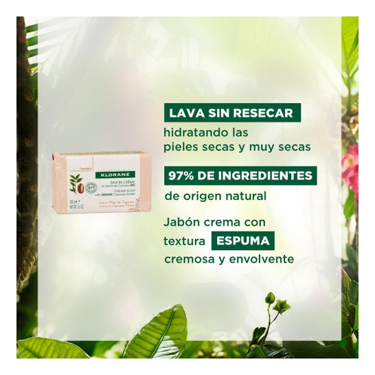 Klorane Jabón Crema Flor de Cupuaçu 100 g