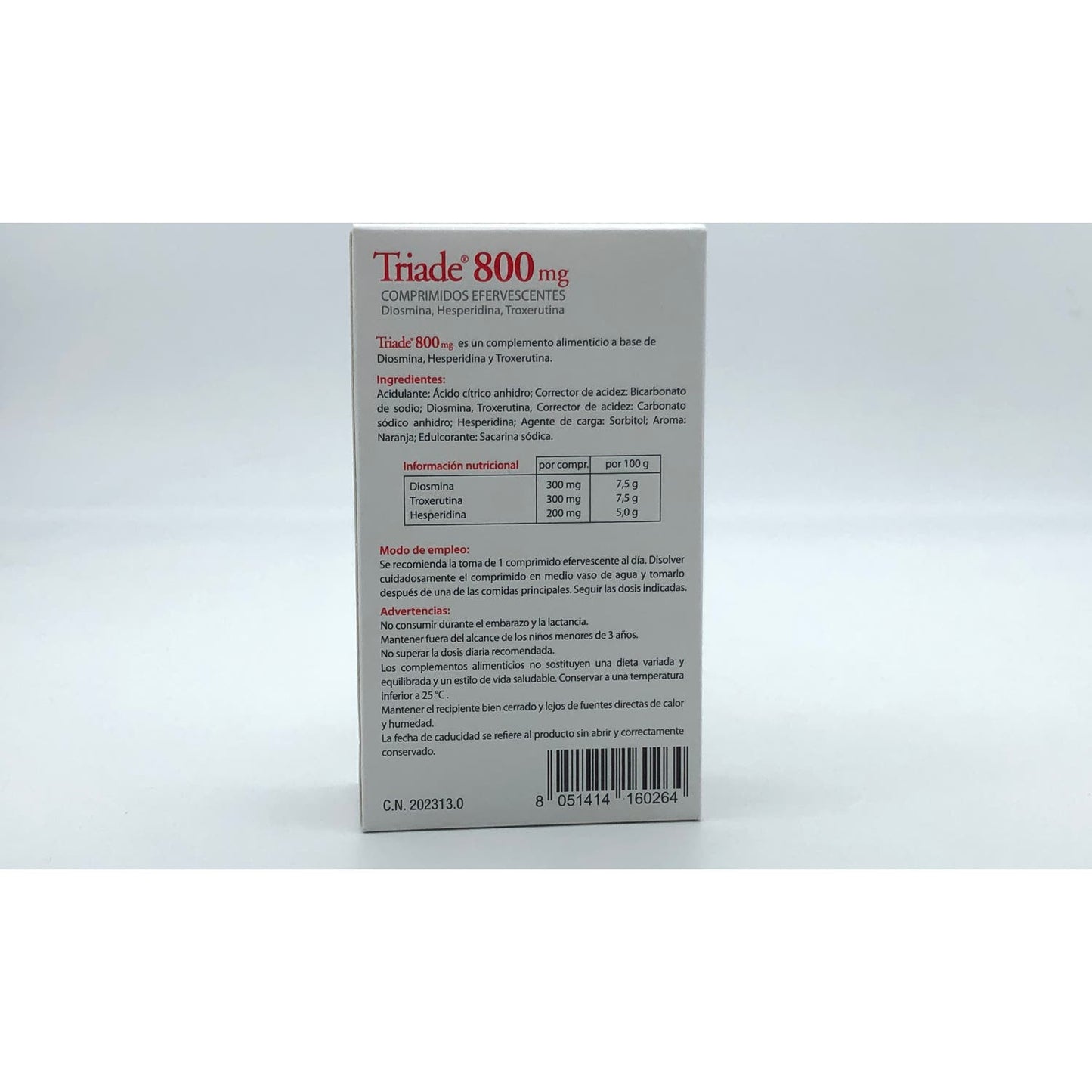 Triad Triade 800Mg Efferv 30comp