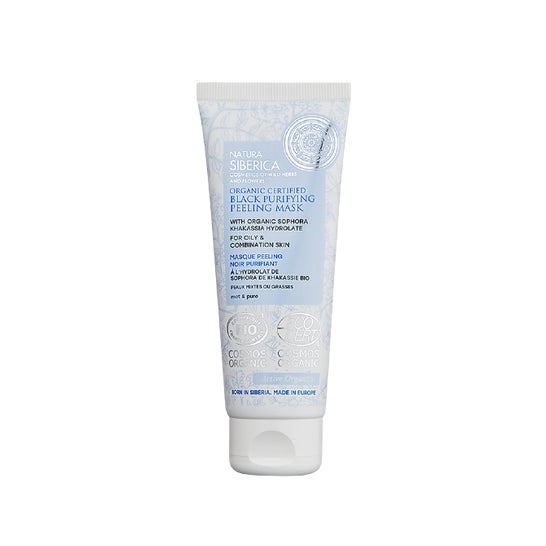Natura Siberica Mascarilla Exfoliante Negra Purificante 75 ml