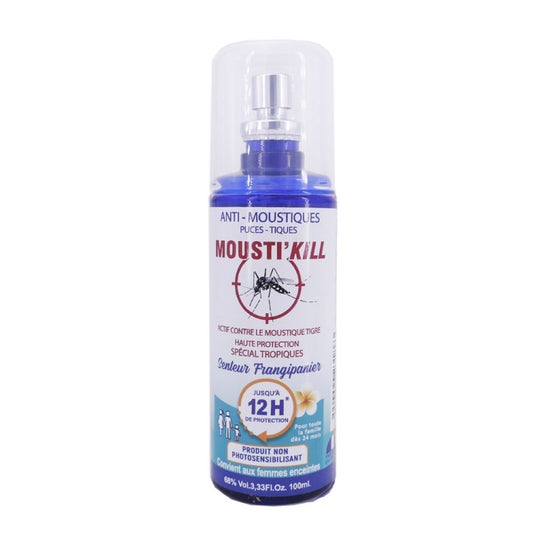 Mousti'Kill Anti-Mosquitos Liendres Garrapatas Frangipani 100 ml
