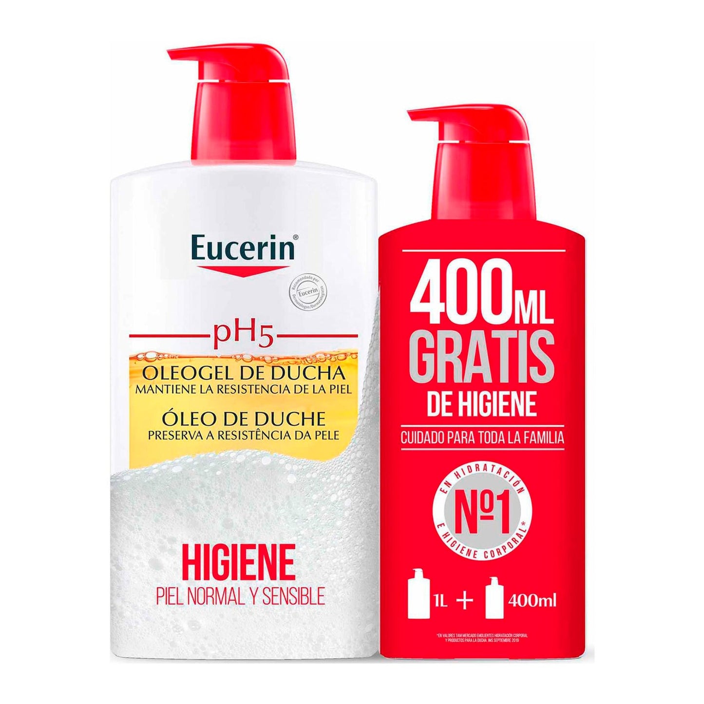 Eucerin pH5 Skin-Protection Oleogel de Ducha Pack de 1l + 400ml