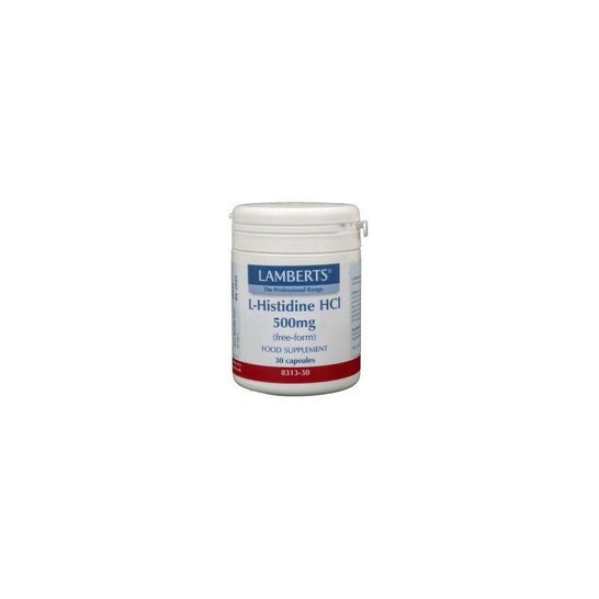 Lamberts L-Histidina HCI 500 mg 30 caps