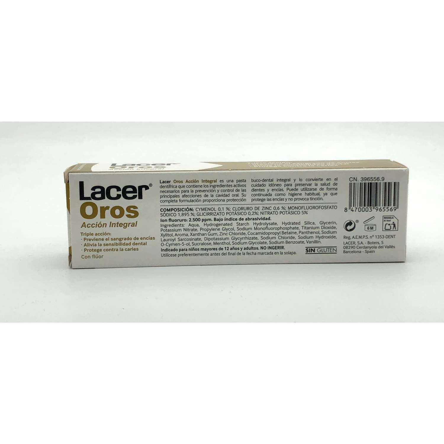 Lacer LacerOros Acción Integral Pasta Dentífrica 75ml