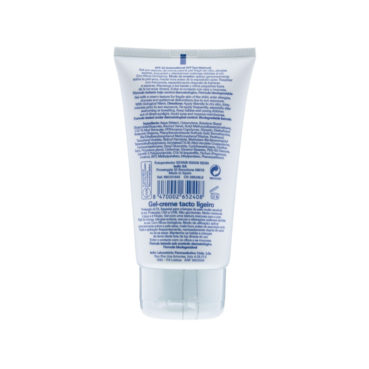 Fotoprotector ISDIN®Extrem Pediatrics gel-crema SPF40+150ml