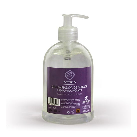 Attica gel Limpiador Hidroalcohólico 500 ml
