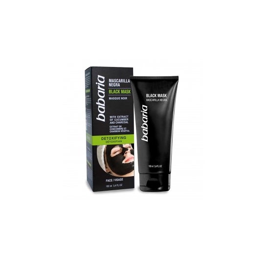 Babaria Black Mask Mascarilla Facial Negra Detoxificante 100ml