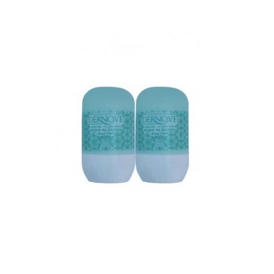 Dernove Desodorante Alumbre y Aloe Vera Roll On 2x75ml