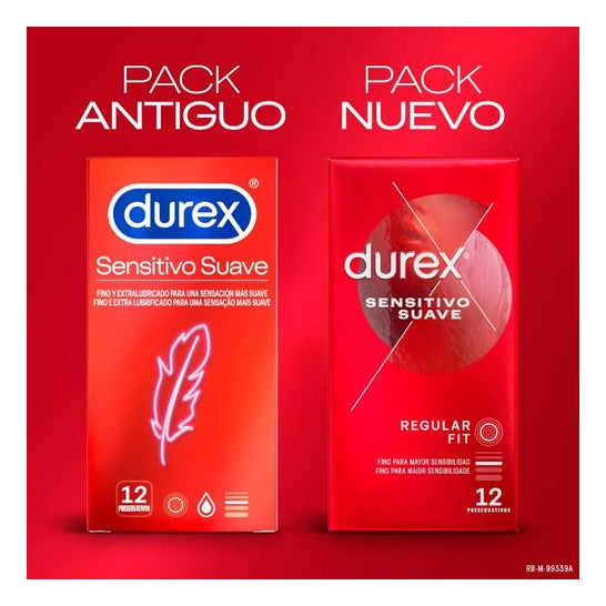Durex Sensitivo Suave Preservativos 12uds