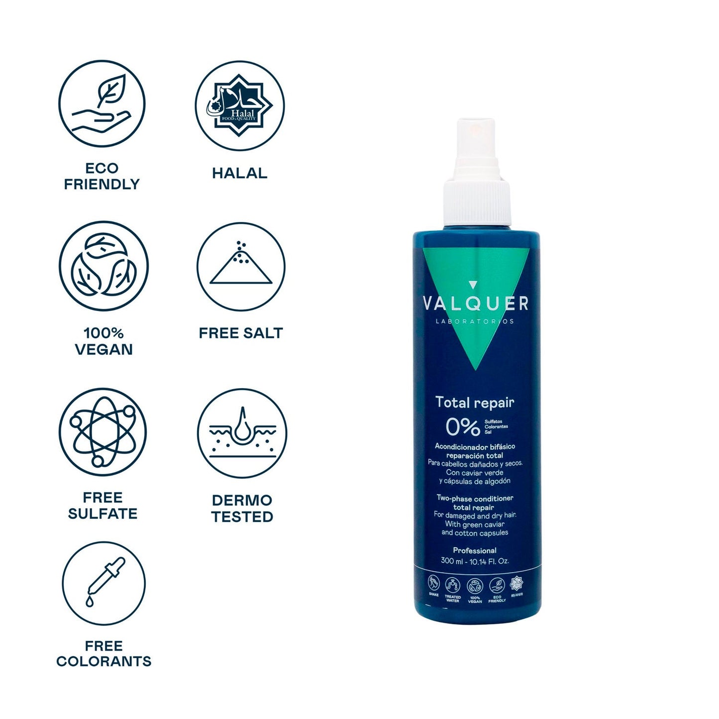 Valquer Acondicionador Bifásico Reparación Total 300ml