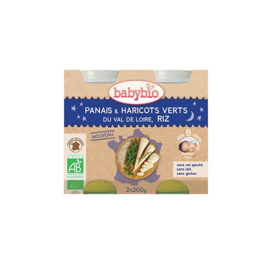 Babybio Good/Night Parsnip/Rice 2X200g
