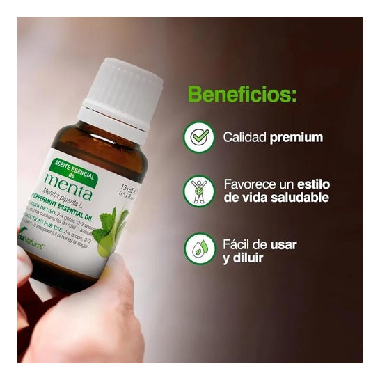Soria Natural Aceite Esencial De Menta 15 ml
