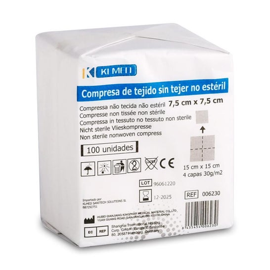 NEP Compresas Estériles 50x2 Nep Prem S Nt 7,5x7,5 cm