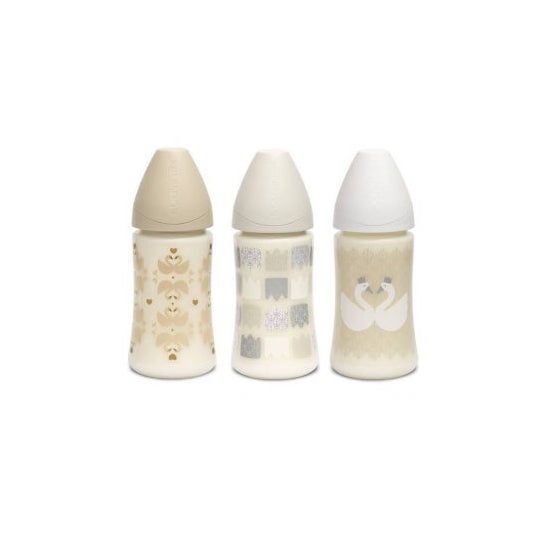 Suavinex Biberón Special Occasions T. Redonda Silicona 3P +0m 270ml 1ud