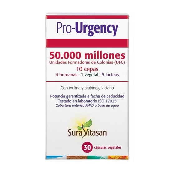 Sura Vitasan Complemento Alimenticio Pro-Urgengy 30 Caps