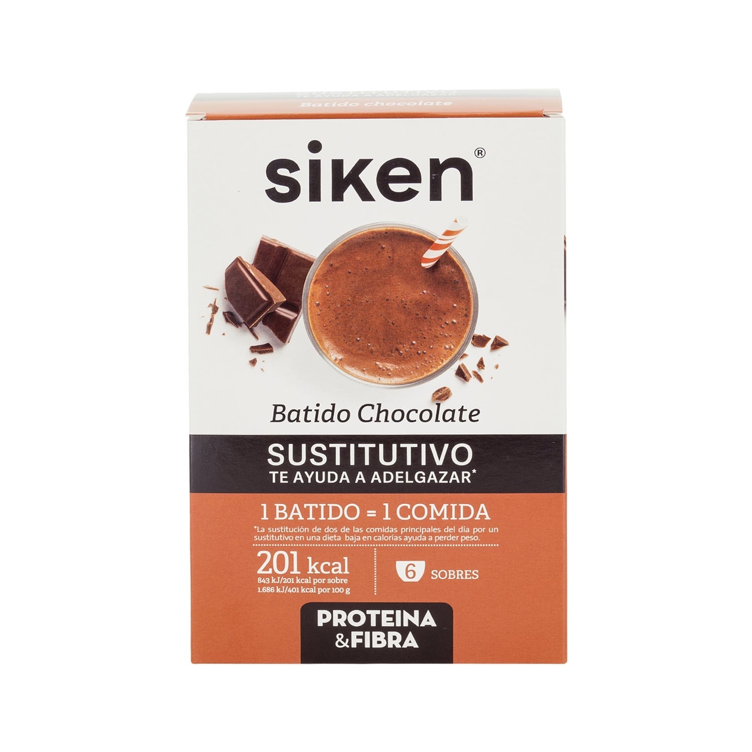 Siken Sustitutive Batido Chocolate 6 S