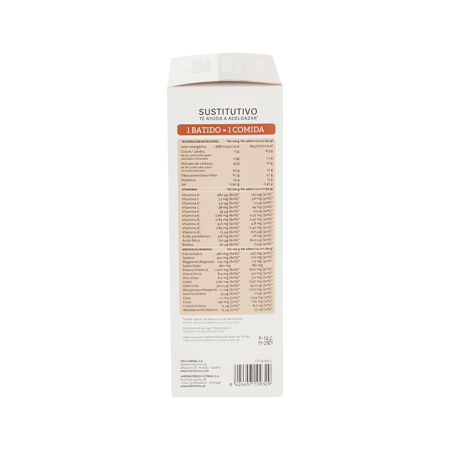 Siken Sustitutive Batido Chocolate 6 S