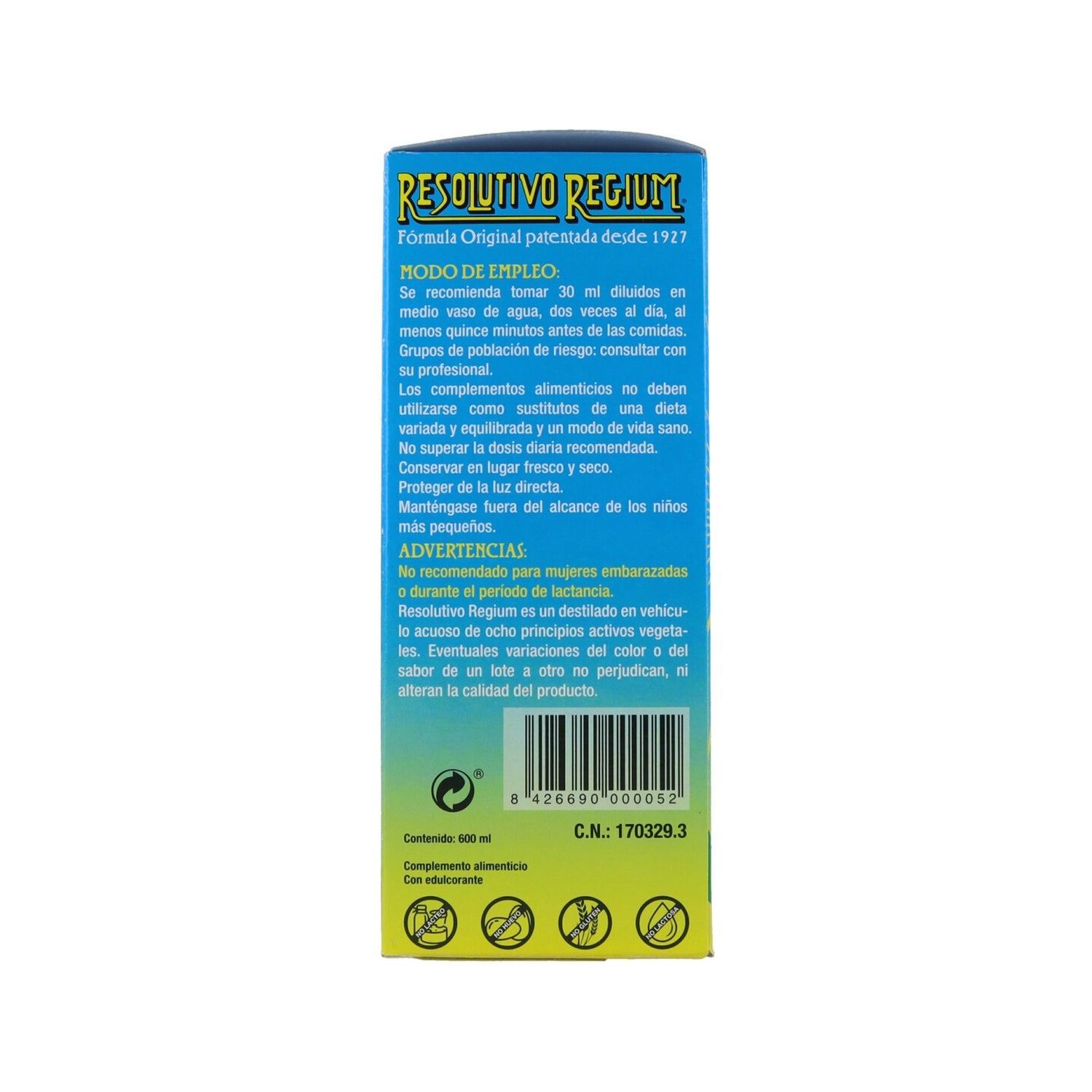 Resolutivo Regium Sabor Limón 600ml