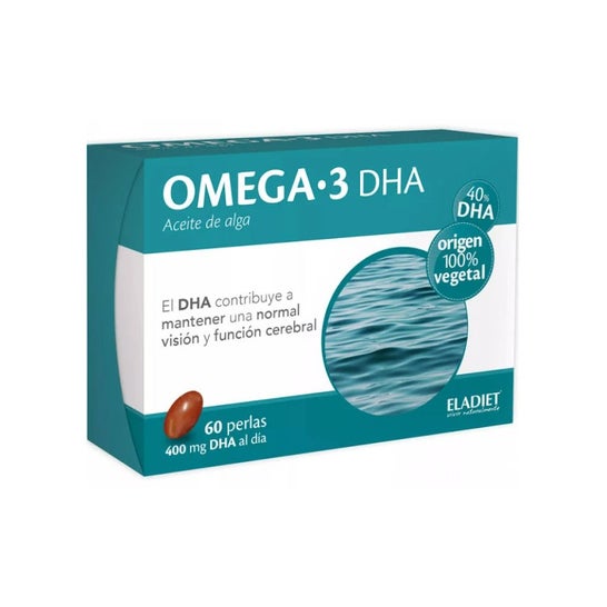 Omega 3 Dha Aceite De Alga Eladiet 60 Perlas