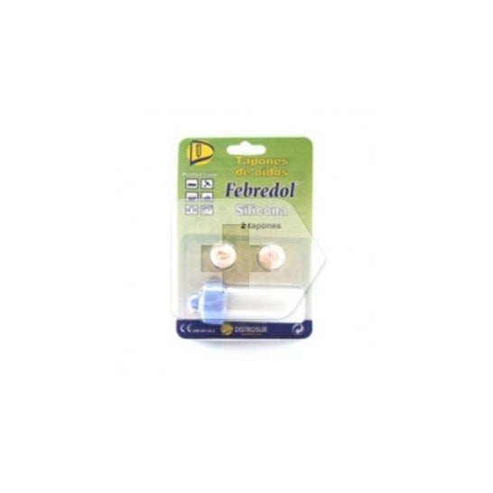 Febredol® tapones de silicona para los oídos 2uds