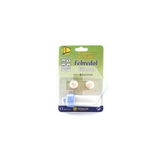 Febredol® tapones de silicona para los oídos 2uds