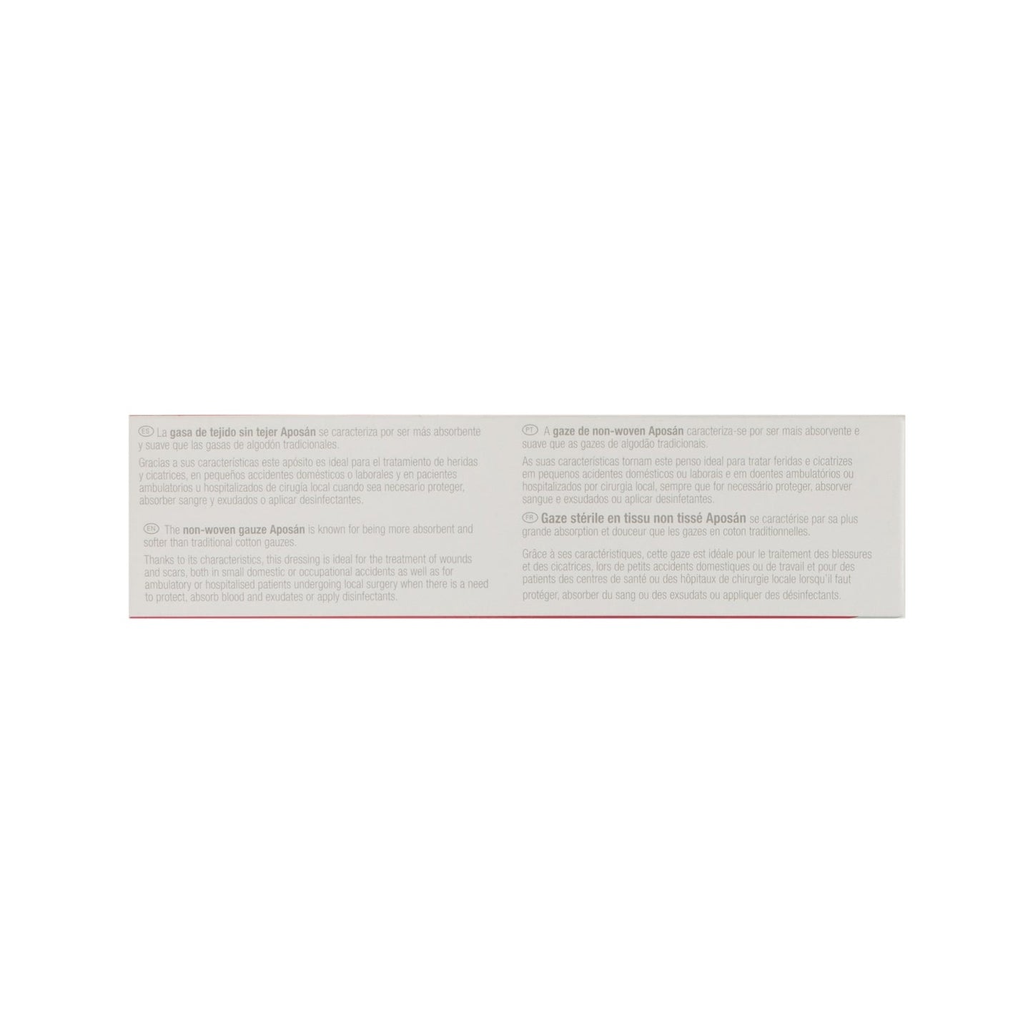 Aposan gasa estéril tejido sin tejer 10cmx10cm 20 gasas (2ud/sobre)