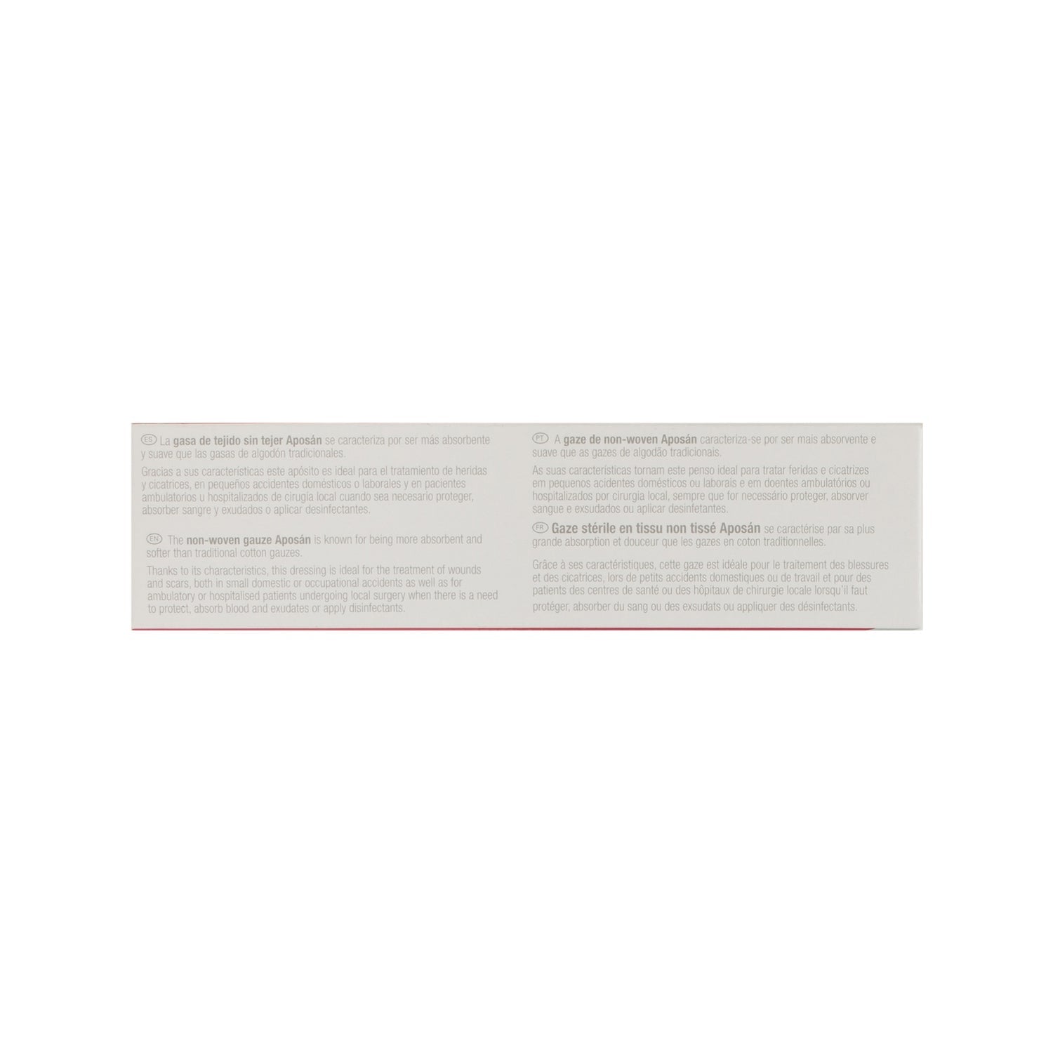 Aposan gasa estéril tejido sin tejer 10cmx10cm 20 gasas (2ud/sobre)