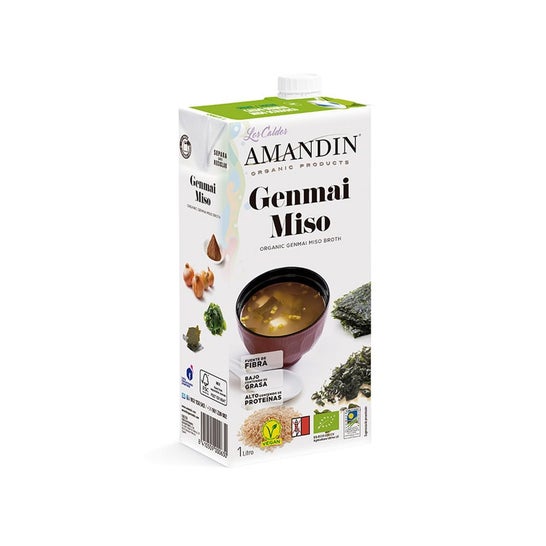 Amandin Caldo Genmai Miso Eco 1L