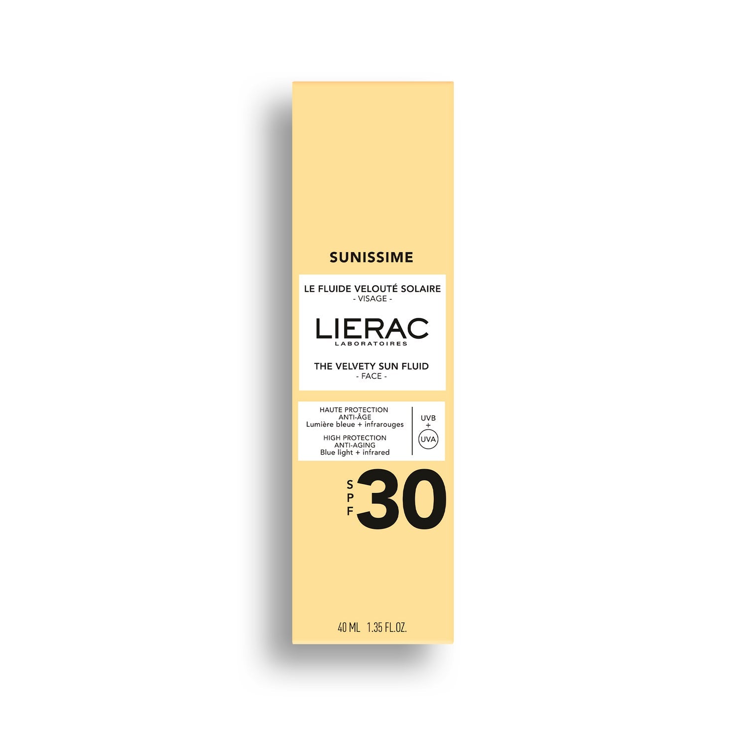 Lierac Sunissime Fluido Protector Solar Aterciopelado SPF30 40ml