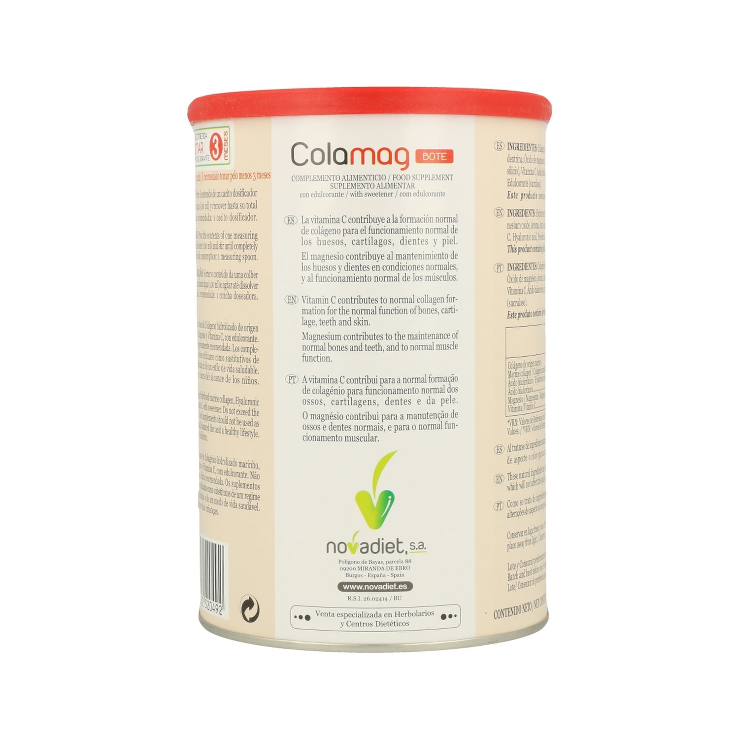 Novadiet Colamag Bote 300g