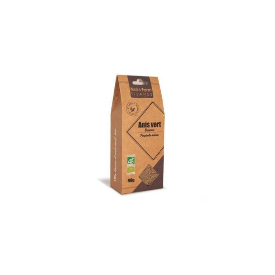 Nat&Form Hojas de Té Verde Anisado Semi Orgánico 90 g